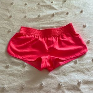 Neon pink OP athletic shorts